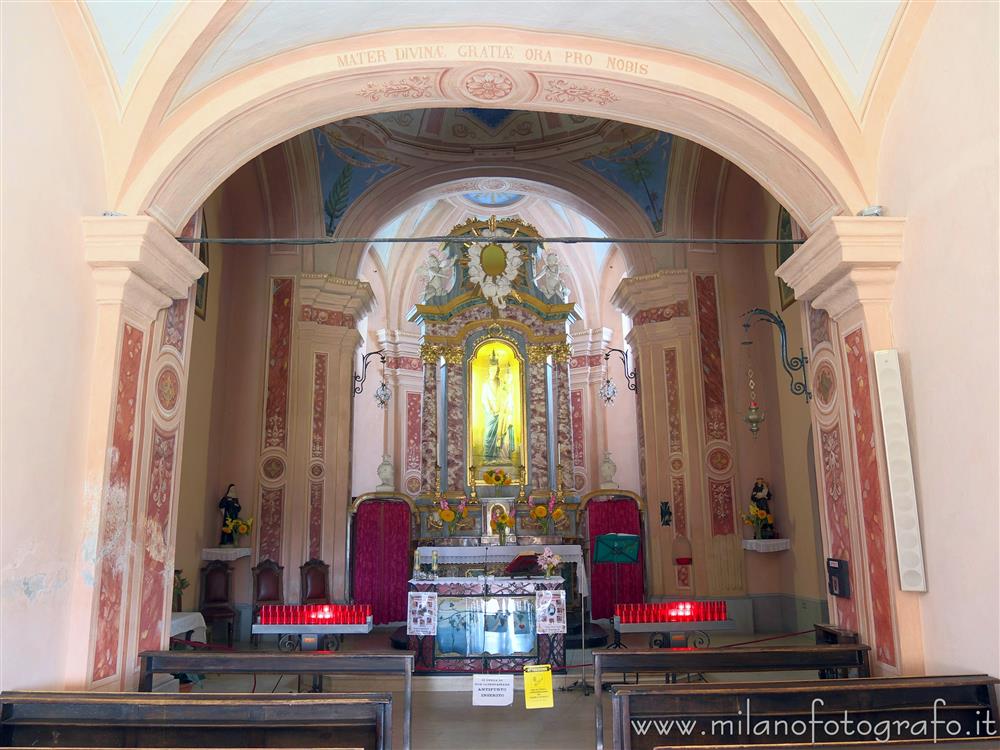 Piverone (Turin, Italy) - Interior of the Church of the Madonna of Anzasco